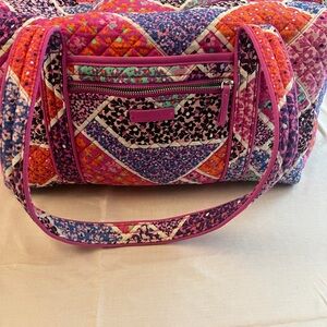 Vera Bradley Small Duffle “Modern Medley” print
